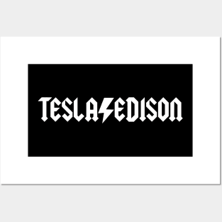 Tesla Edison Posters and Art